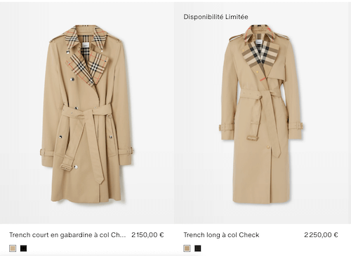 Trench coats