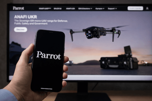 L'action Parrot s'envole de 8 % à contre-courant d'un CAC 40 dans le rouge