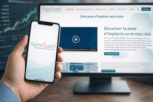 SpineGuard : le CA recule de 19 %, mais le déficit opérationnel fond de moitié