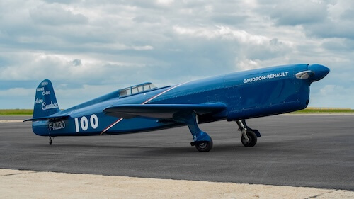 Renault Showcases its Caudron Rafale in Flight at 'Le Temps des Hélices' Airshow
