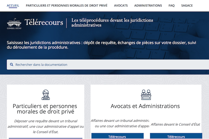 Une application pour saisir le juge administratif en ligne