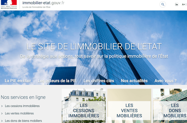 L'État lance sa nouvelle plateforme immobilière