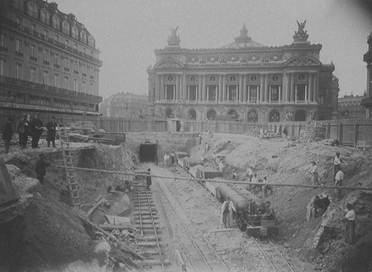 Construction métro opéra